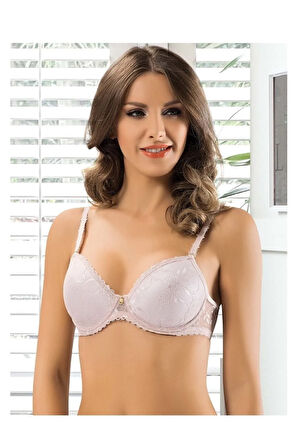 Caprice (beyaz) Desteksiz Dolgusuz Dantelli Soft Cup Sütyen