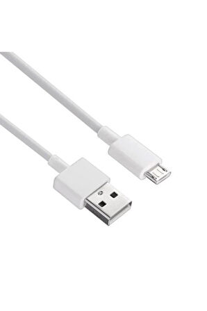 MİCRO USB HIZLI ŞARJ VE DATA KABLOSU 1 METRE BEYAZ