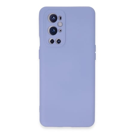 One Plus 9 Pro Kılıf Nano içi Kadife Silikon - Mavi