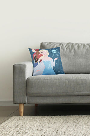 Özdilek Frozen Smile Disney Lisanslı Dekoratif Yastık 40x40