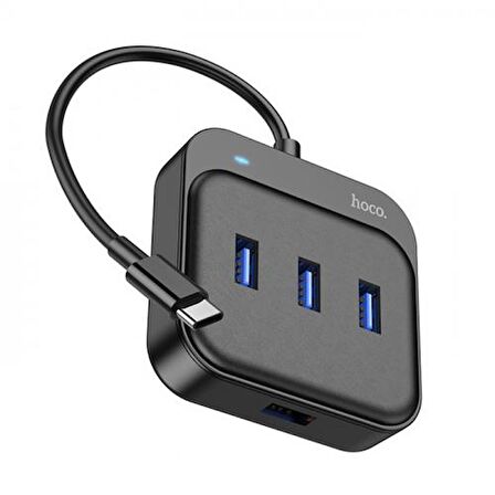 Coofbe 0.2Mt 4in1 Hub Type-C to USB3.0 Çevirici Dönüştürücü 4x USB3.0 Port Veri Aktarım Adaptörü