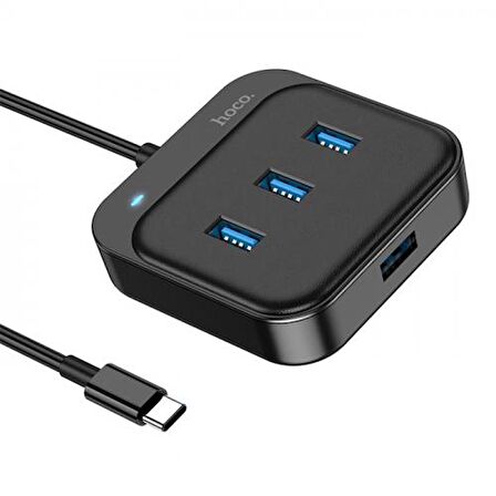Coofbe 0.2Mt 4in1 Hub Type-C to USB3.0 Çevirici Dönüştürücü 4x USB3.0 Port Veri Aktarım Adaptörü