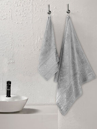 Bambu Havlu Takımı Doğal ve Yumuşak Dokulu 50x90
