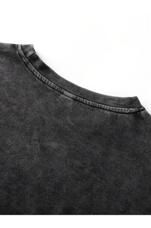 Vintage Papatya Baskılı Unisex Oversize T-shirt
