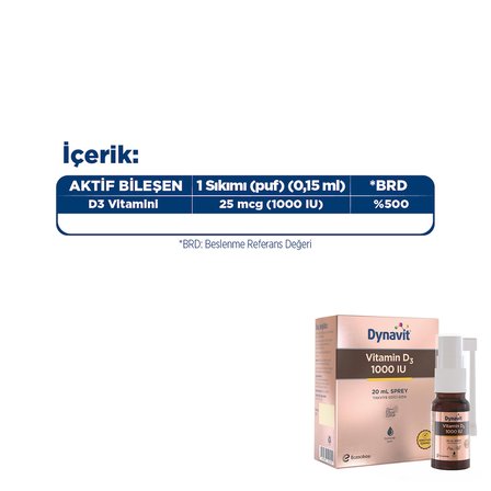 Vitamin D3 1000 Iu 20 ml Sprey