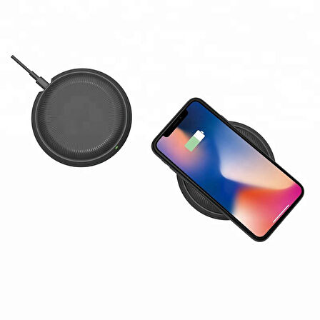 Wireless Charger Pad 10w Kablosuz Hızlı Şarj Cihazı Android Apple İphoneUyumlu Şarz Standı