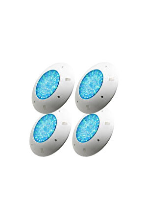 4 Adet 30 Watt Smd Led Turkuaz Sıva Üstü Havuz Lambası 12 Volt