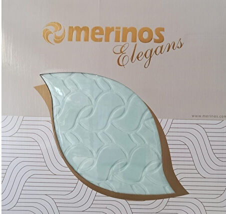 MERİNOS Elegans Çift Kişilik Battaniye Camgöbeği
