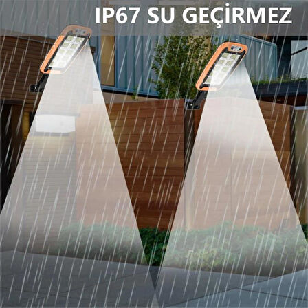 Solar Sensörlü Dış Mekan Lamba – 150 LED’li, 3 Modlu, 5.5V 2.5W Güneş Enerjili Aydınlatma