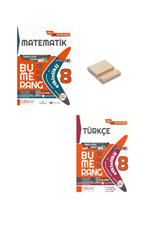 LGS 8. Sınıf Bumerang Etkinlikli Defter Matematik ve Türkçe