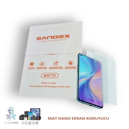 Honor 600 Uyumlu NANO Ekran Koruyucu Esnek ULTRA İnce SANDEX - MAT