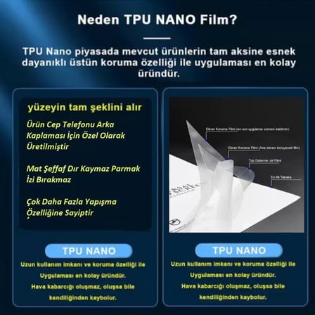 Honor 600 LİTE Uyumlu NANO FULL Arka Kaplama Ultra İnce AF EPU MAT - STAREX