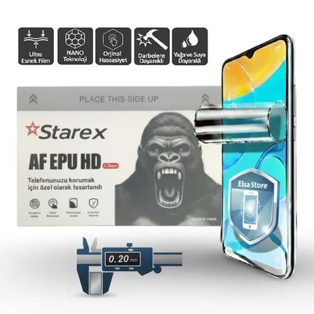 Honor 600 PRO Uyumlu NANO Ekran Koruyucu Ultra İnce AF EPU - 0.20 mm HD STAREX