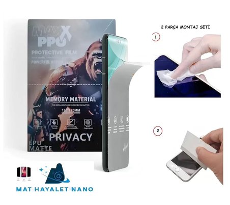 Huawei NOVA 15 Uyumlu NANO Ekran Koruyucu Esnek ULTRA İnce - MAXXPRO - MAT HAYALET
