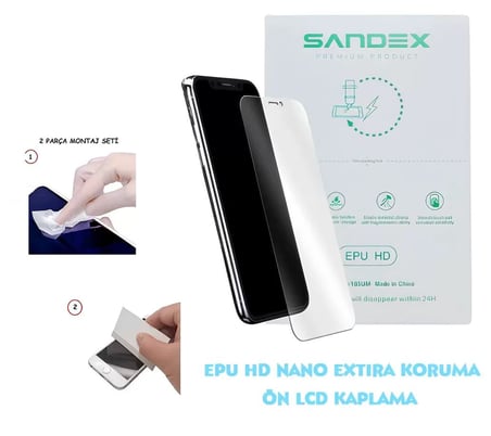 Nubia Neo 5 Pro Uyumlu NANO Ekran Koruyucu Esnek ULTRA İnce - SANDEX - EPU HD