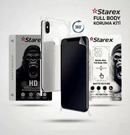 Huwai Enjoy 90 PLUS Uyumlu NANO Ekran Koruyucu HD HAYALET - Full Arka Kaplama 360 Koruma STAREX