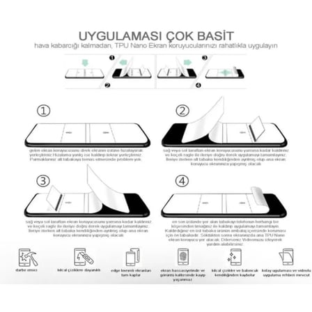 Oscal C20 PRO Uyumlu NANO Ekran Koruyucu ULTRA İnce Esnek - Mat Hayalet - Umbos