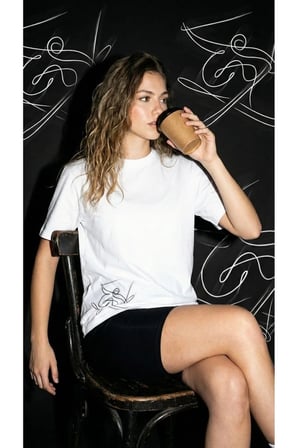 Unisex Düz Renk kayak Dijital Baskılı Bisiklet Yaka Basic Tişört Beyaz / XL
