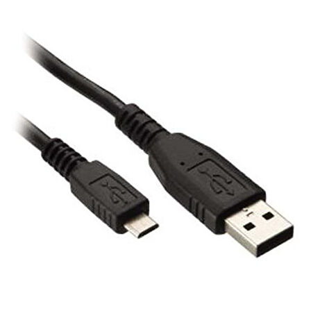 Usb To Micro Usb Si̇yah 80 Cm Kablo