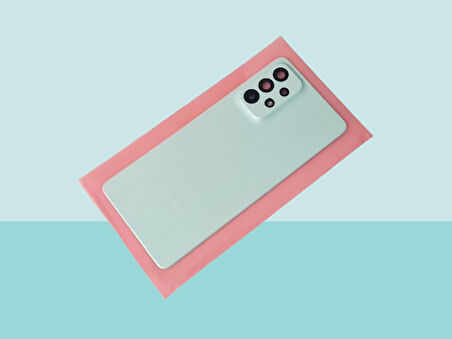 Tkgz - Samsung Galaxy A73 Arka Kapak (Cam Full Lensli) - MAVİ