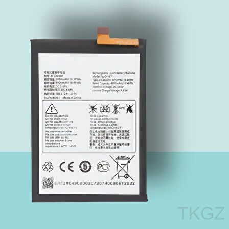 Tkgz - Tcl 30 PLUS - TLP049B7 - Batarya Pil Orijinal Sıfır