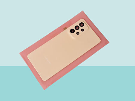 Tkgz - Samsung Galaxy A53 Arka Kapak (Cam Full Lensli) - TURUNCU