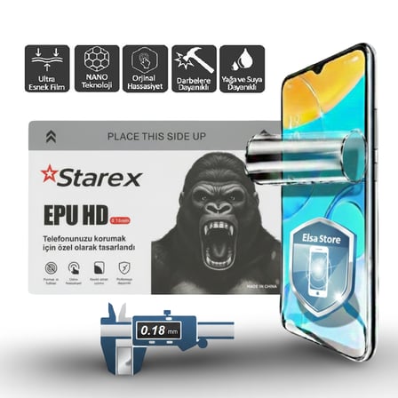 HONOR MAGİC 7 Nano Ekran Koruyucu Ultra İnce EPU - 0.18 mm MAT STAREX