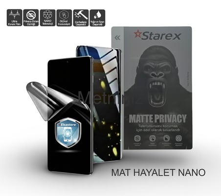 Oppo REALME C17 Nano Ekran Koruyucu Ultra İnce MAT HAYALET - STAREX