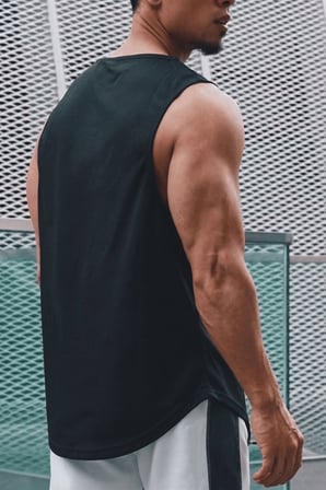 Erkek Sporcu Atleti Sıfır Kol Tişört Fitness Gym Antrenman Tişörtü Ter Tutmayan Atlet SIFIRKOL-2026