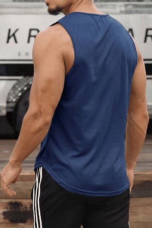Erkek Sporcu Atleti Sıfır Kol Tişört Fitness Gym Antrenman Tişörtü Ter Tutmayan Atlet SIFIRKOL-2026