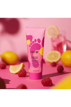 Oriflame Feet Up Limonlu ve Ahududulu Ferahlatıcı Ayak Kremi 75 ml