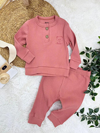 UNİSEX MODEL PAMUKLU 2'Lİ ALT - ÜST TAKIM EŞOFMAN TAKIMI 