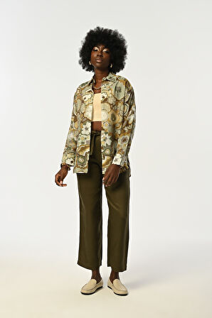 Kadın Desenli Gömlek