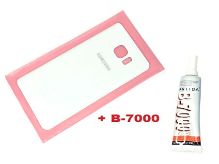 Tkgz Samsung Galaxy NOTE 5 Arka Pil Batarya Kapağı (CAM+B-7000) BEYAZ