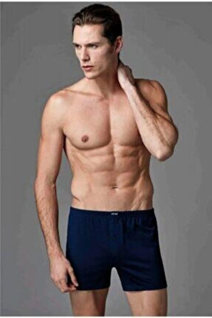 Erkek Siyah  2 Li Boxer 038