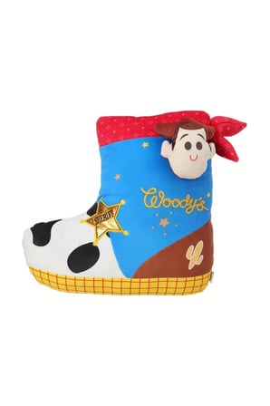 MINISO Disney Pixar Lisanslı Woody Koleksiyonu 40 cm Çizme Şeklinde Yastık – Woody Figürlü Model