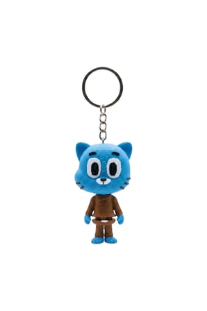 3D Baskı Gumball Figürlü Anahtarlık - Çizgi Dizi Karakteri Çanta ve Anahtar Aksesuarı