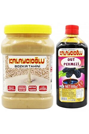 BOZKIR BEYAZ TAHİN 935 GR- DUT PEKMEZİ 950 GR