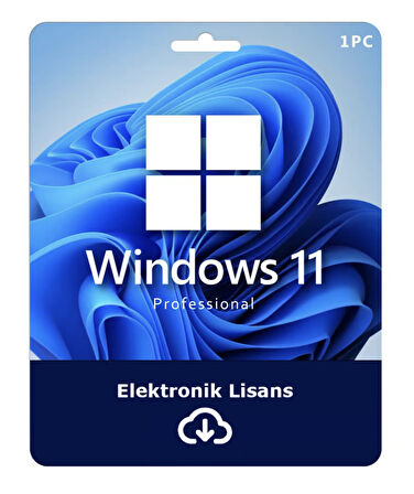 Windows 11 Pro Dijital Lisans Anahtarı 1 Cihaz