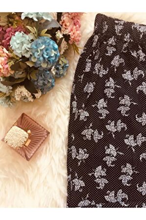 Lüx Cepli Viskon Kadın Kapri & Bermuda k10