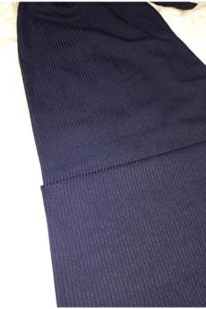 İspanyol Paça Cepsiz Viskon Kadın Pijama Altı is5