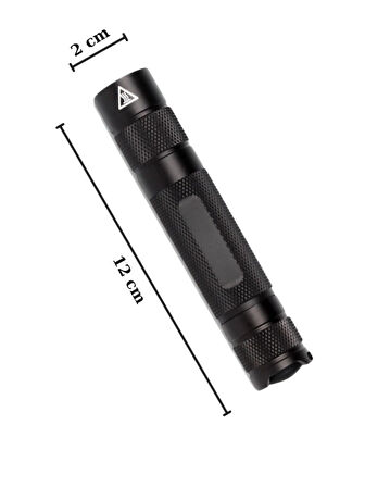 GP-281 Şarjlı Mor Uv Işık El Feneri 365 Nm | Doğal Taş, Leke, Oje Kurutma Ultraviyole Fener 30 Watt