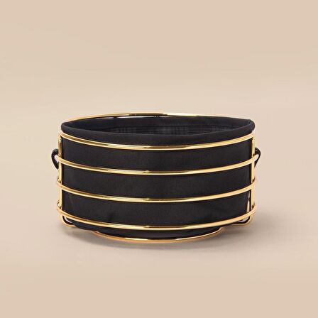 Yuvarlak Ekmeklik Ekmek sepeti Gold Paslanmaz 