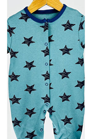 YILDIZLI ÇITÇITLI PAMUKLU BEBEK TULUM