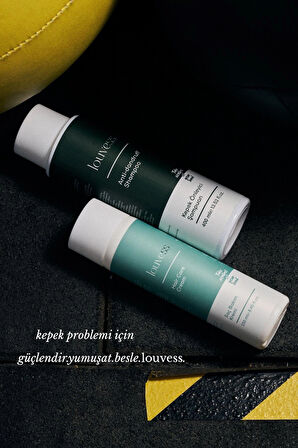 Louvess “Kepek Önleyici Şampuan & Saç Bakım Kremi İkili Set