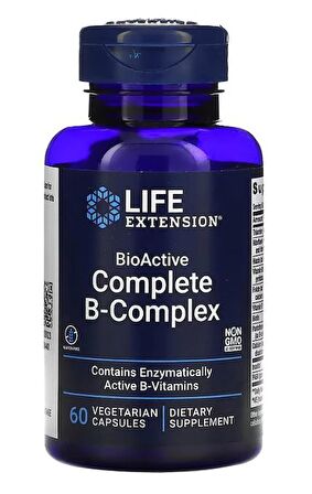 Bioactive Complete B-Complex, 60 Vegetarian Capsules