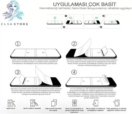 Google Pixel 3XL Nano Ekran koruyucu HD + HD Full Arka Kaplama Dayanıklı Extra Koruma - ElsaStore