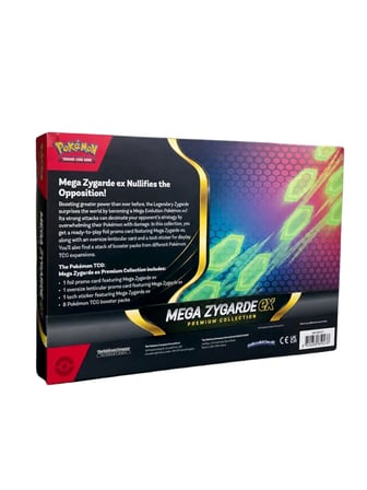 Pokémon TCG: Mega Zygarde ex Premium Card Kart Seti Özel 