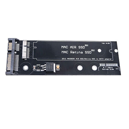 Macbook air retina 2012 ssd 7+17 pin to sata çevirici adaptör