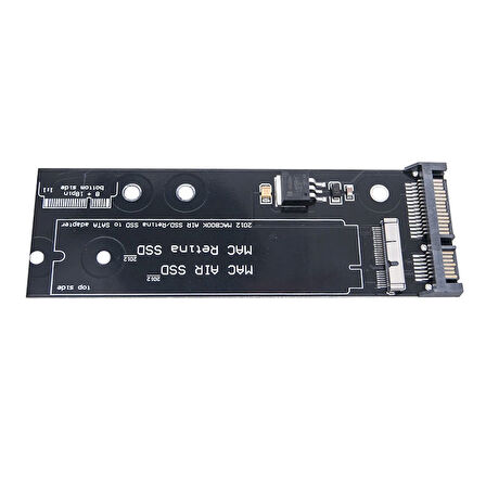 Macbook air retina 2012 ssd 7+17 pin to sata çevirici adaptör